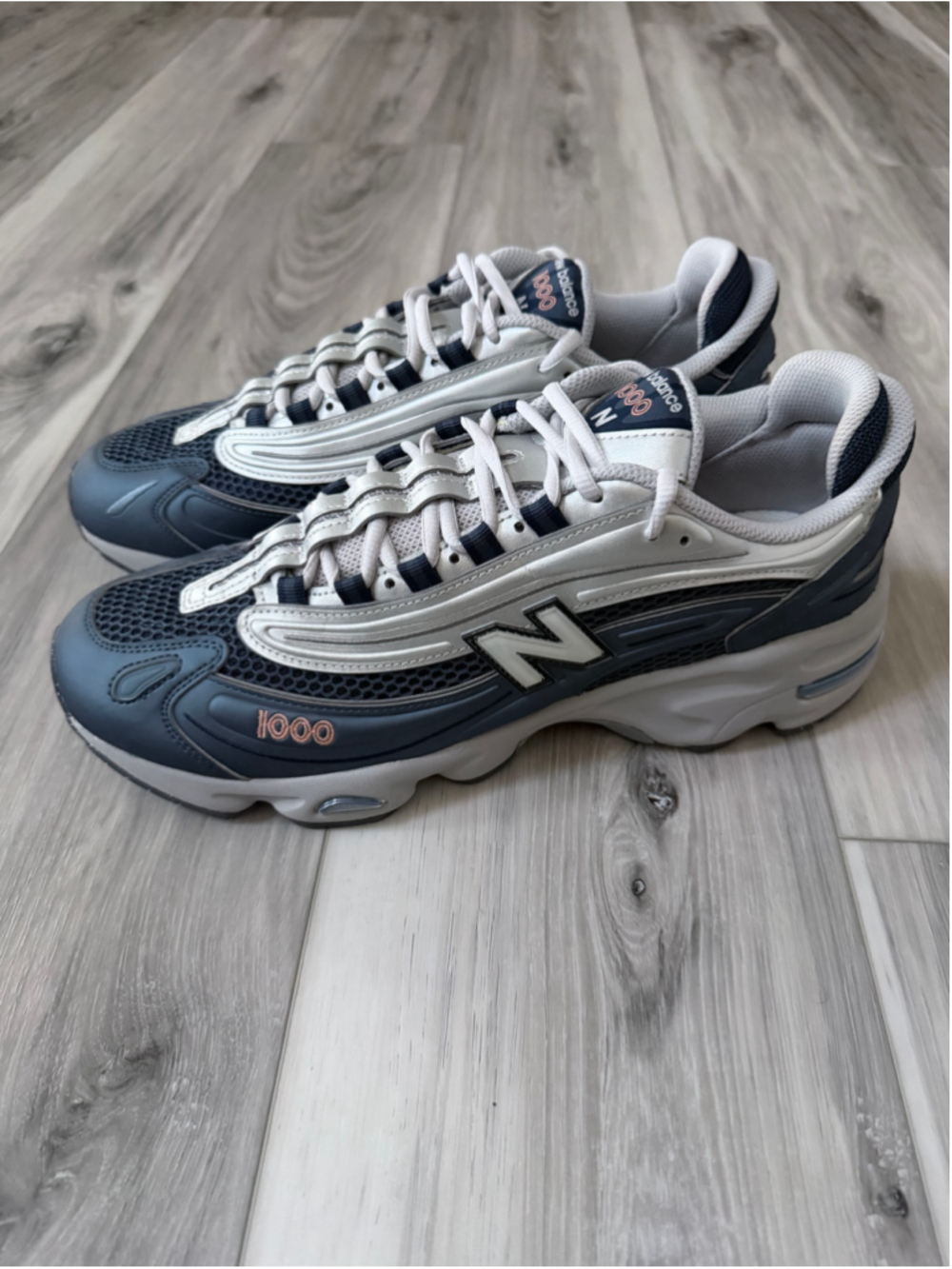 New Balance 1000 M1000P Vintage Indigo Silver Men 11.5 Women 13 Y2K Sneakers